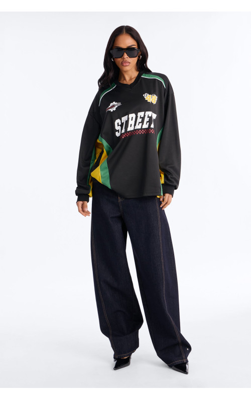 Довгий Спортивний Джемпер 