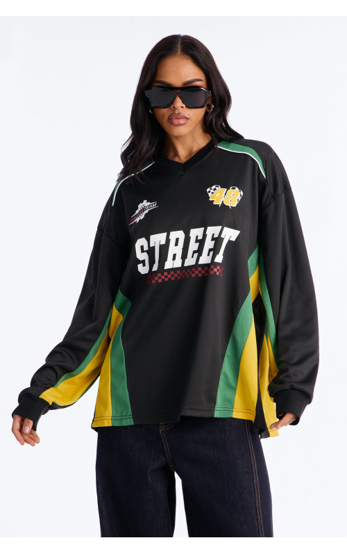 Довгий Спортивний Джемпер 