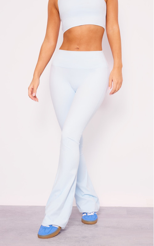 Світло-блакитні штани для йоги Sculpt Flare