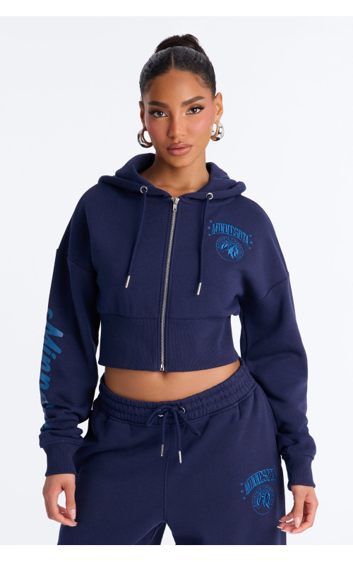 Кроп-худі на блискавці 