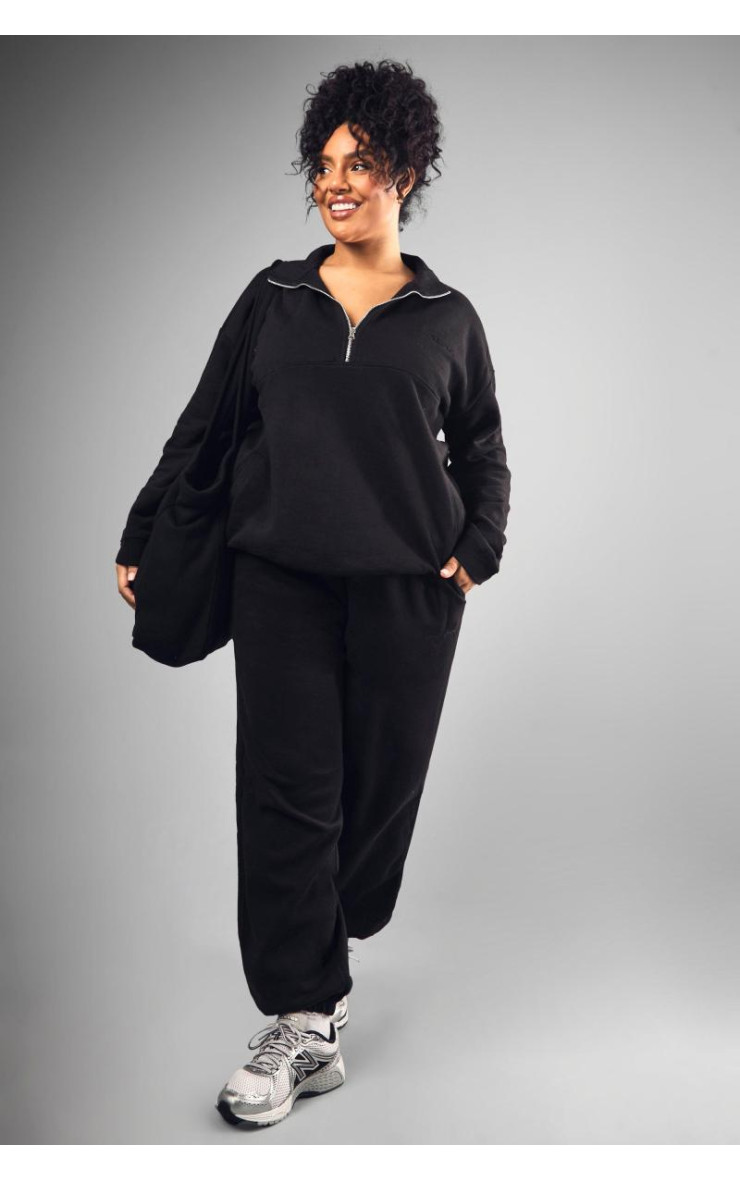 Великий світшот Dsgn Studio з вишивкою на половину блискавки