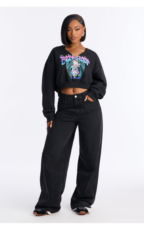 Кроп-світшот 