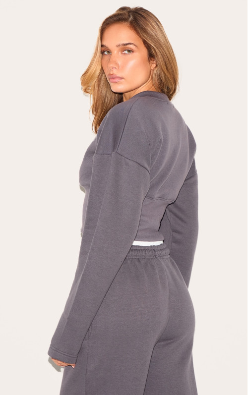 Вугільна екстремальна толстовка з талії